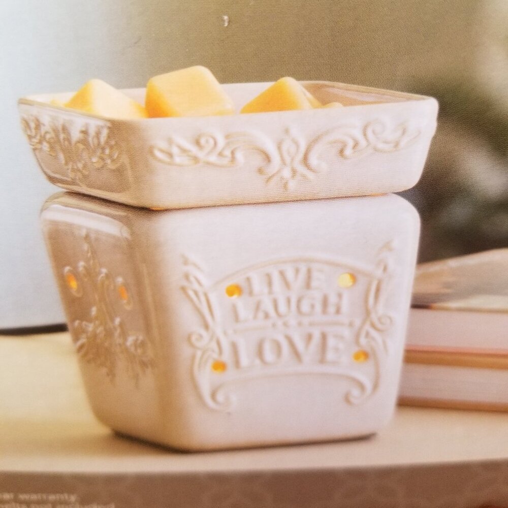 Candle Warmers Wax Warmer - Live Well (Live Laugh Love) - Picture 6 of 6